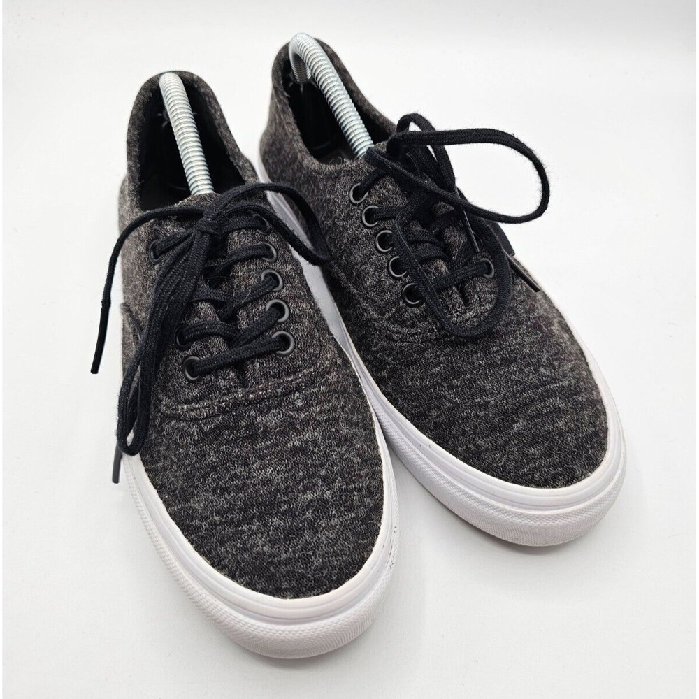 Vans Authentic Shoes Womens‎ 7 Gray Low Top Sneaker Skater Grunge Punk Mens 5.5
